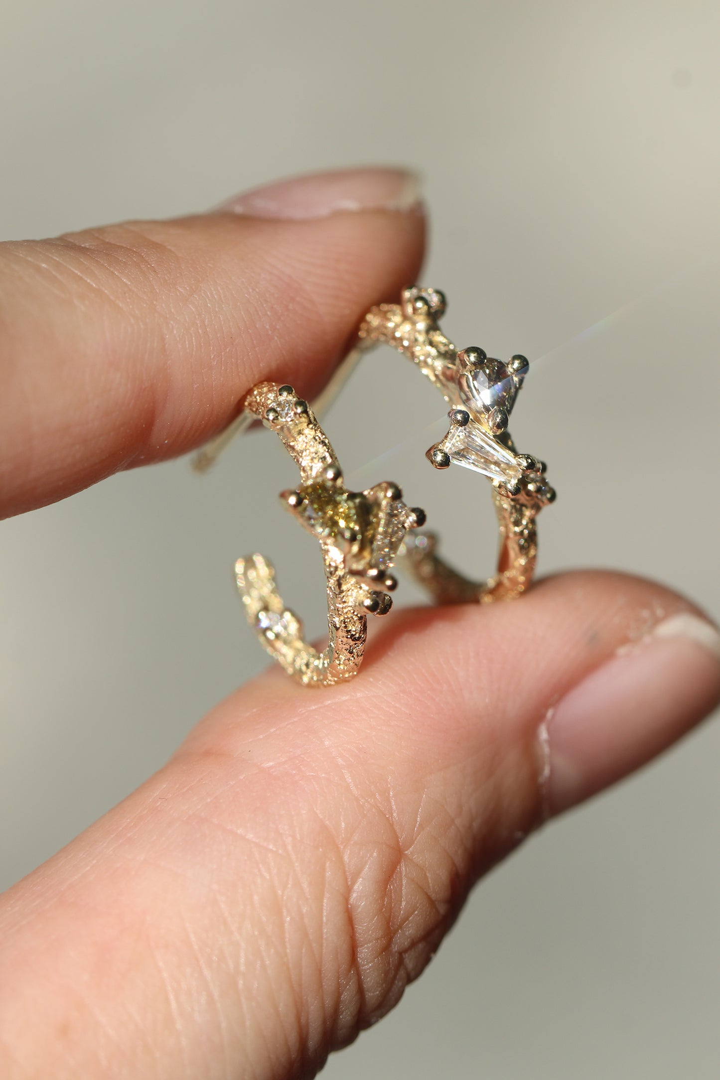 Rustic Loop Duo Earrings