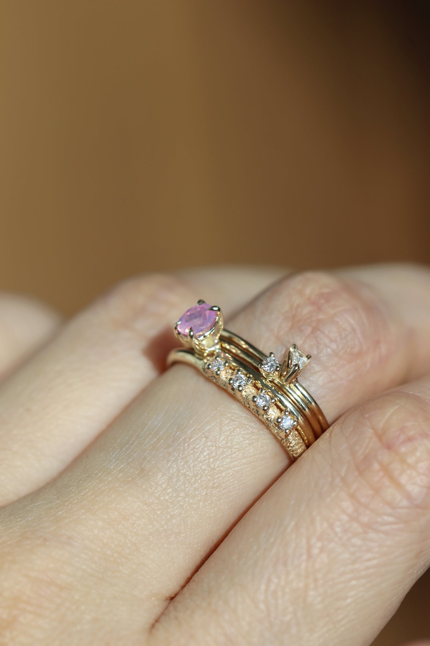 Dreamy sapphire single stone ring