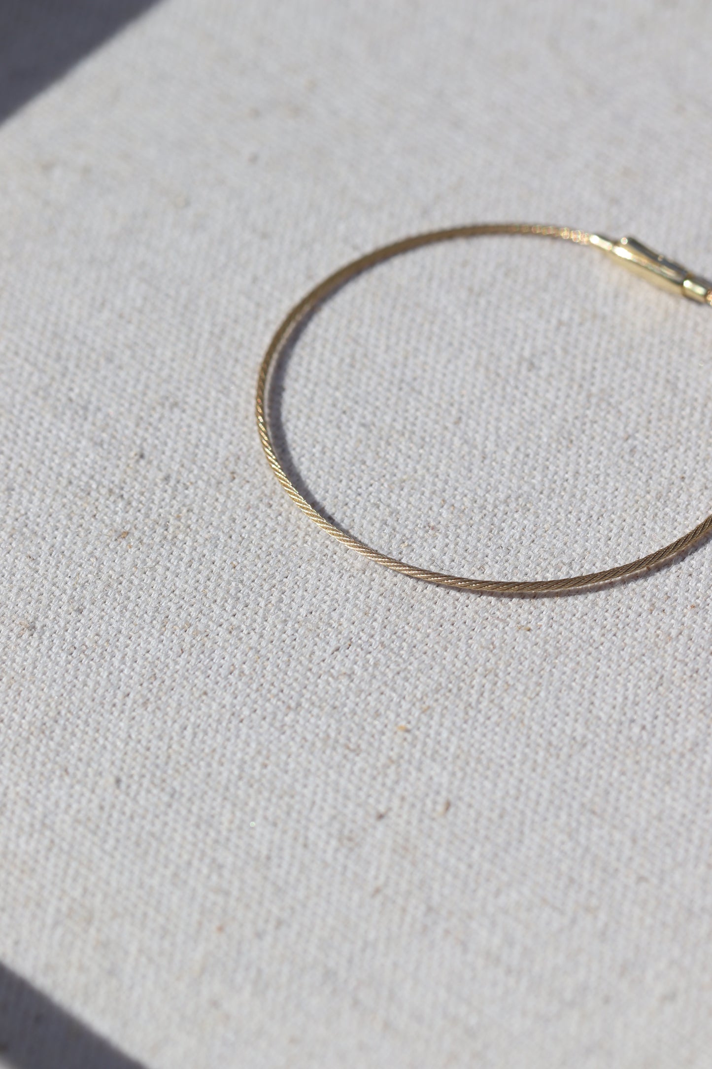 Rope Cable Flexible Bracelet 18k