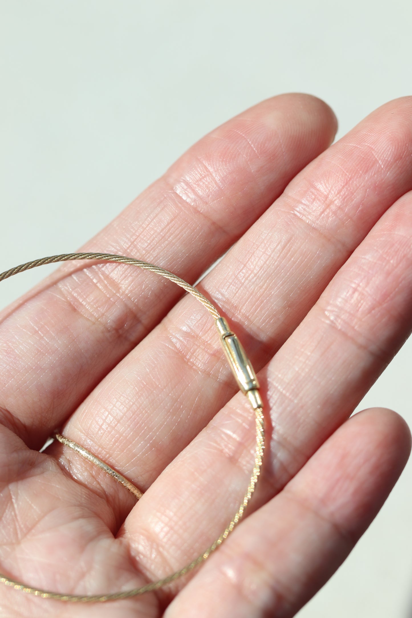 Rope Cable Flexible Bracelet 18k