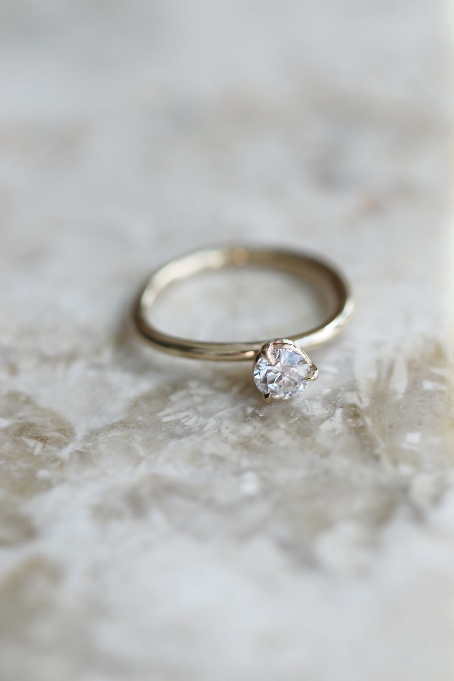 Old Cut Diamond Solitaire Ring
