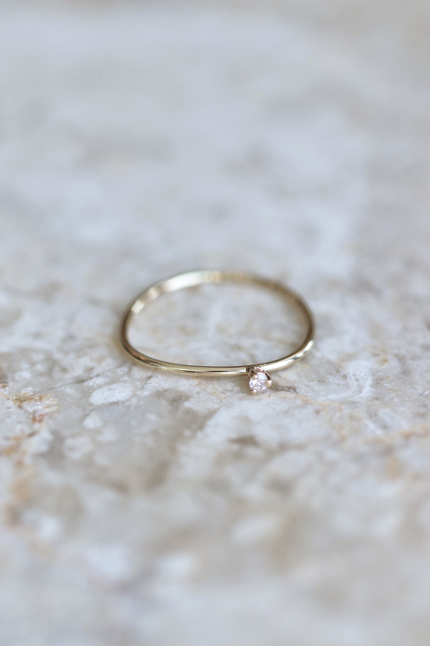 Tiny Diamond Ring