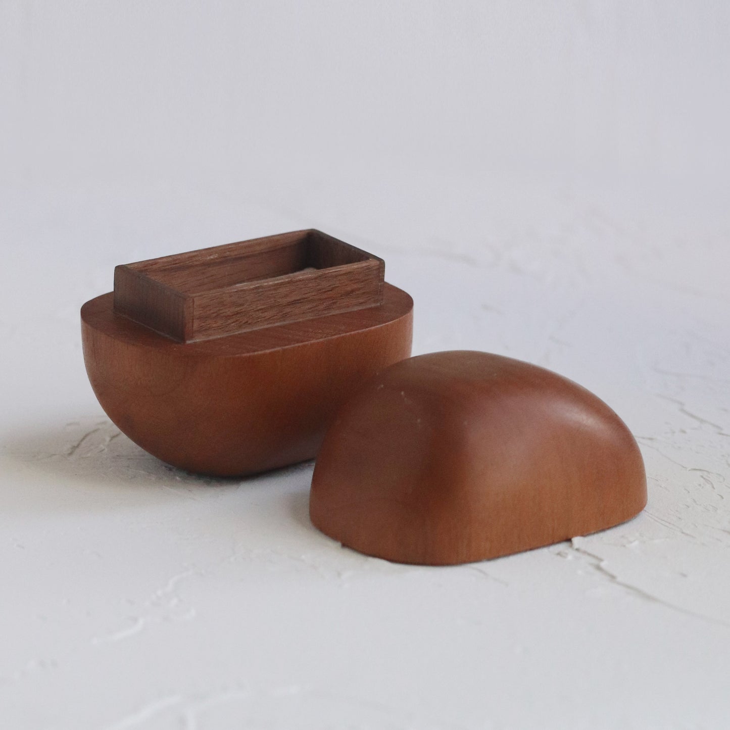 Handcrafted Solid wooden Ring Box WB-05 ( Cherry Wood ) Cabinet of curiosity
