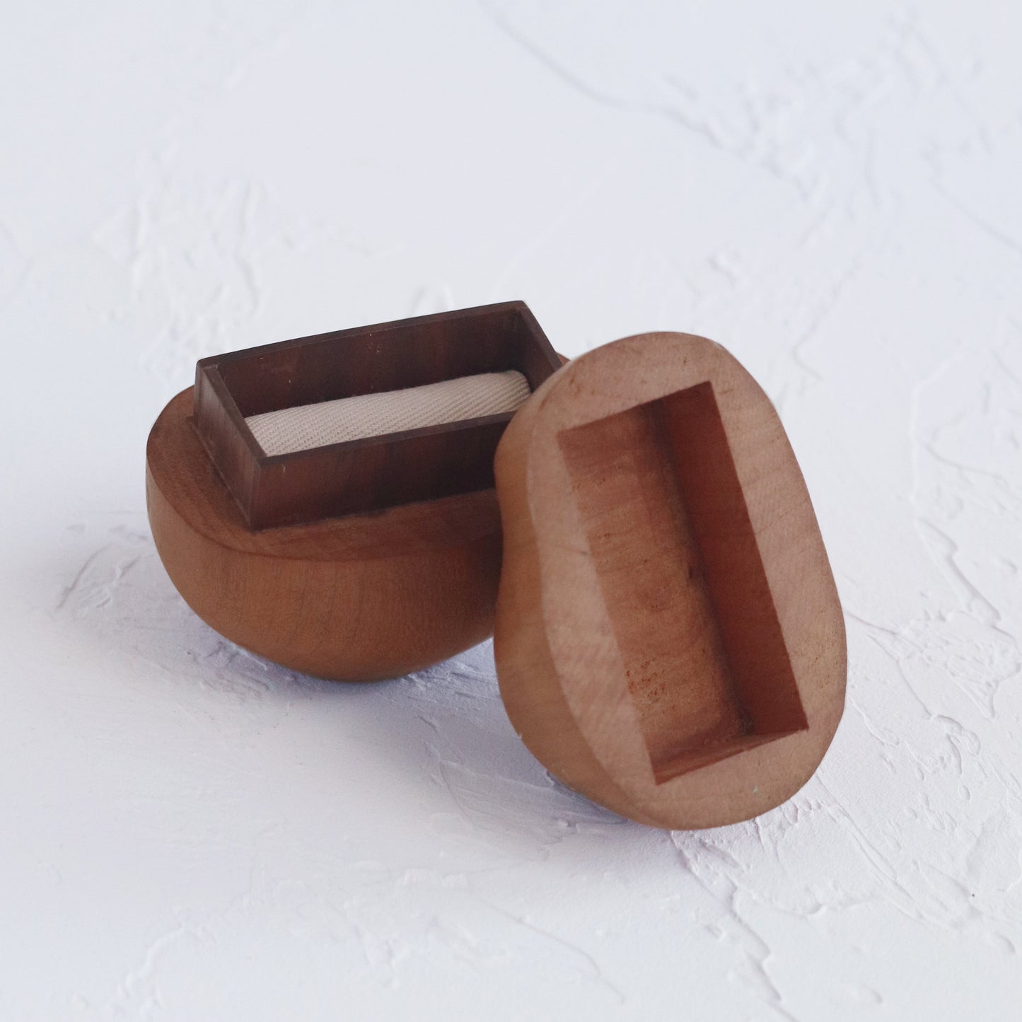 Handcrafted Solid Wooden Ring Box WB-06 ( Cherry Wood ) Cabinet of curiosity