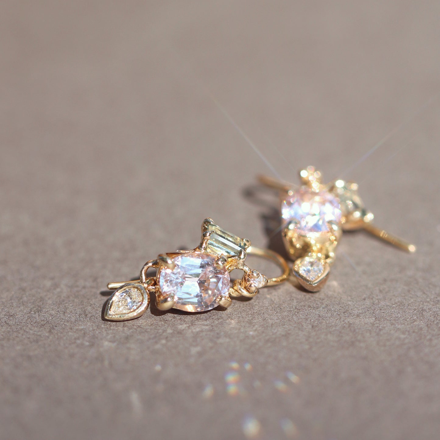 Dangling Orchard Earrings (Spinel)