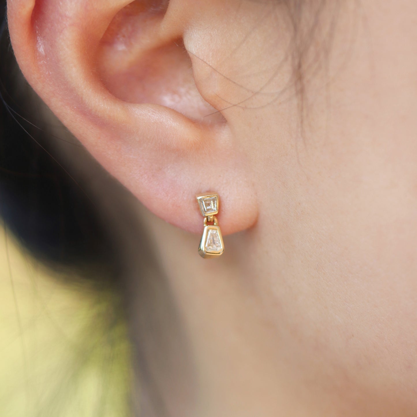 Dangling Duo Earrings (Diamonds)