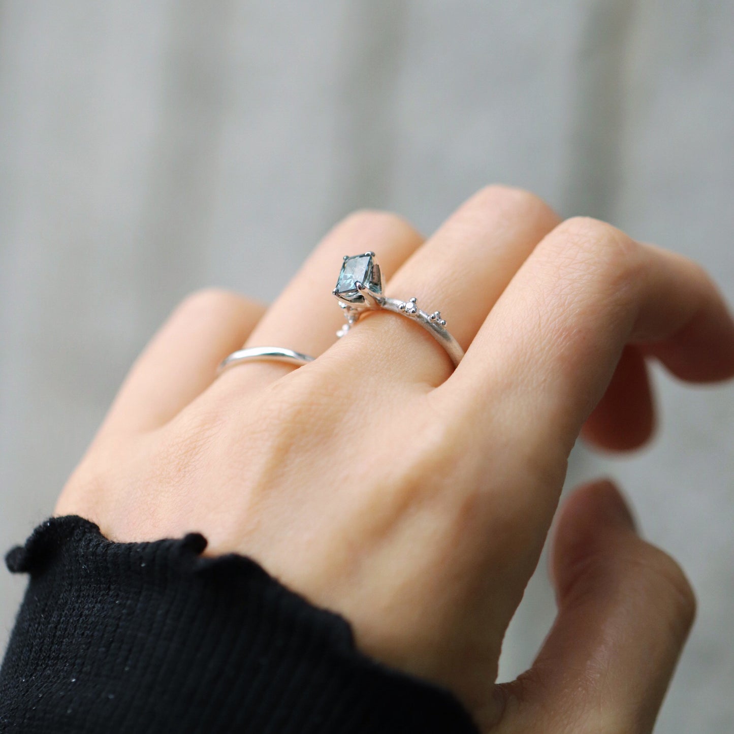 Ring Natural Unheated Sapphire Ring Cabinetofcuriosityjewellery
