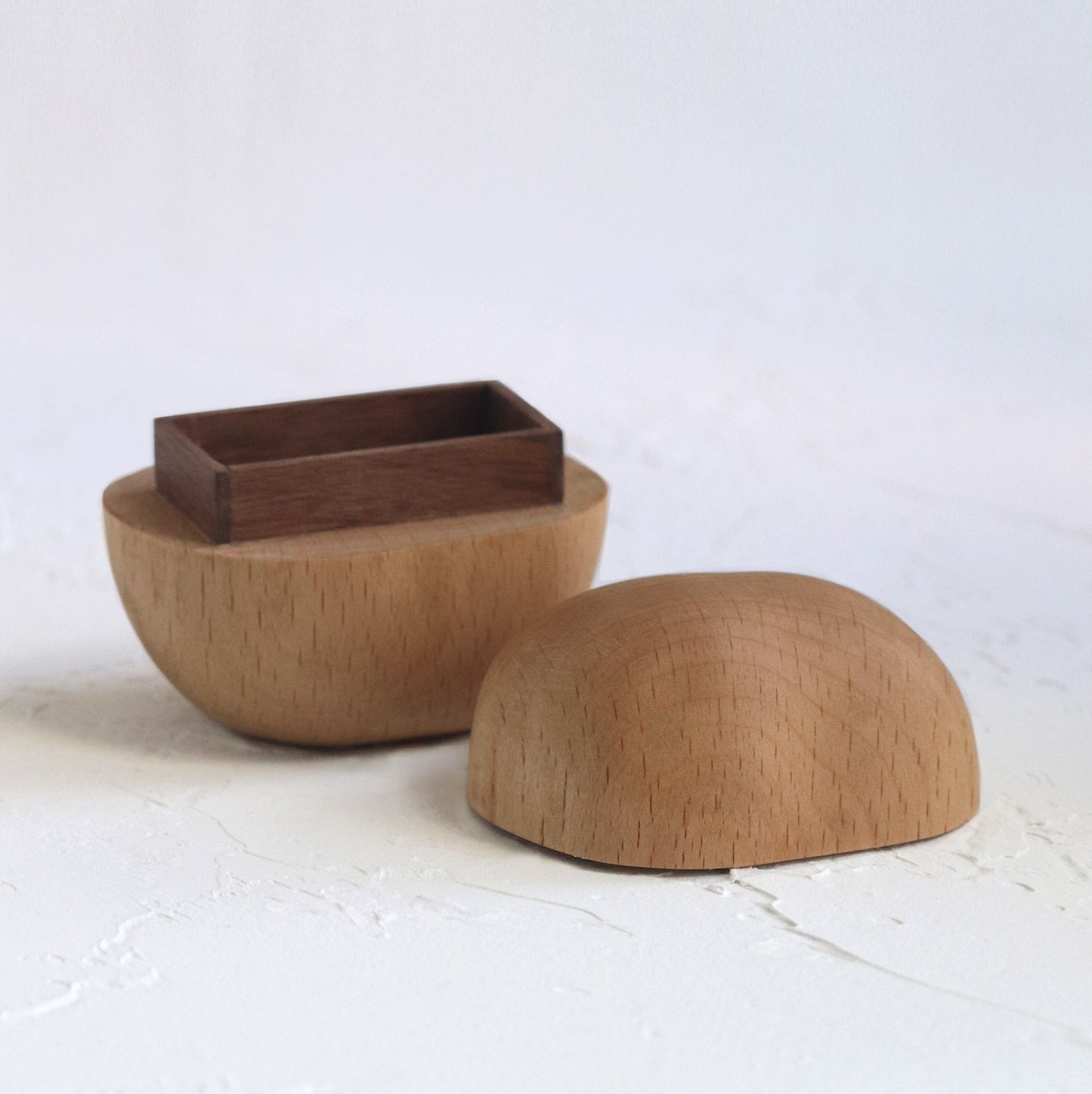 Handcrafted Solid Wooden Ring Box WB-01 ( Oak Wood ) Cabinet of curiosity
