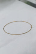 Super thin 14k solid gold bangle