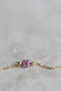 14k Yellow Gold Dreamy Sapphire III Bracelet 21.