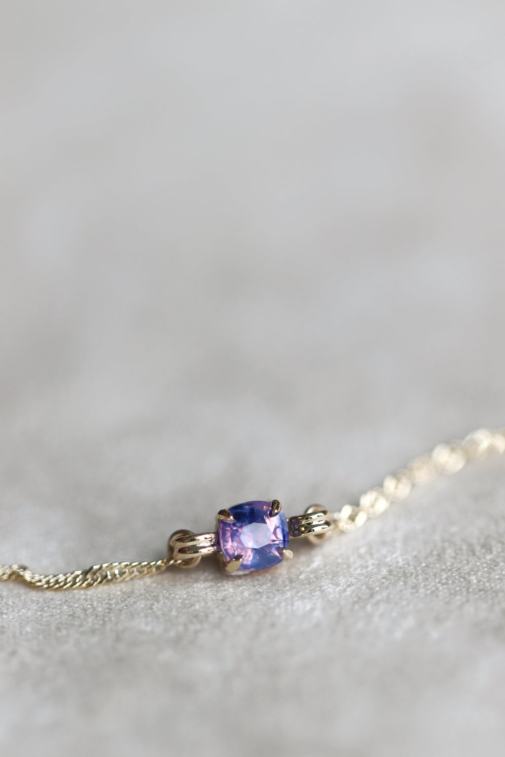 14k Yellow Gold Dreamy Sapphire III Bracelet 26.