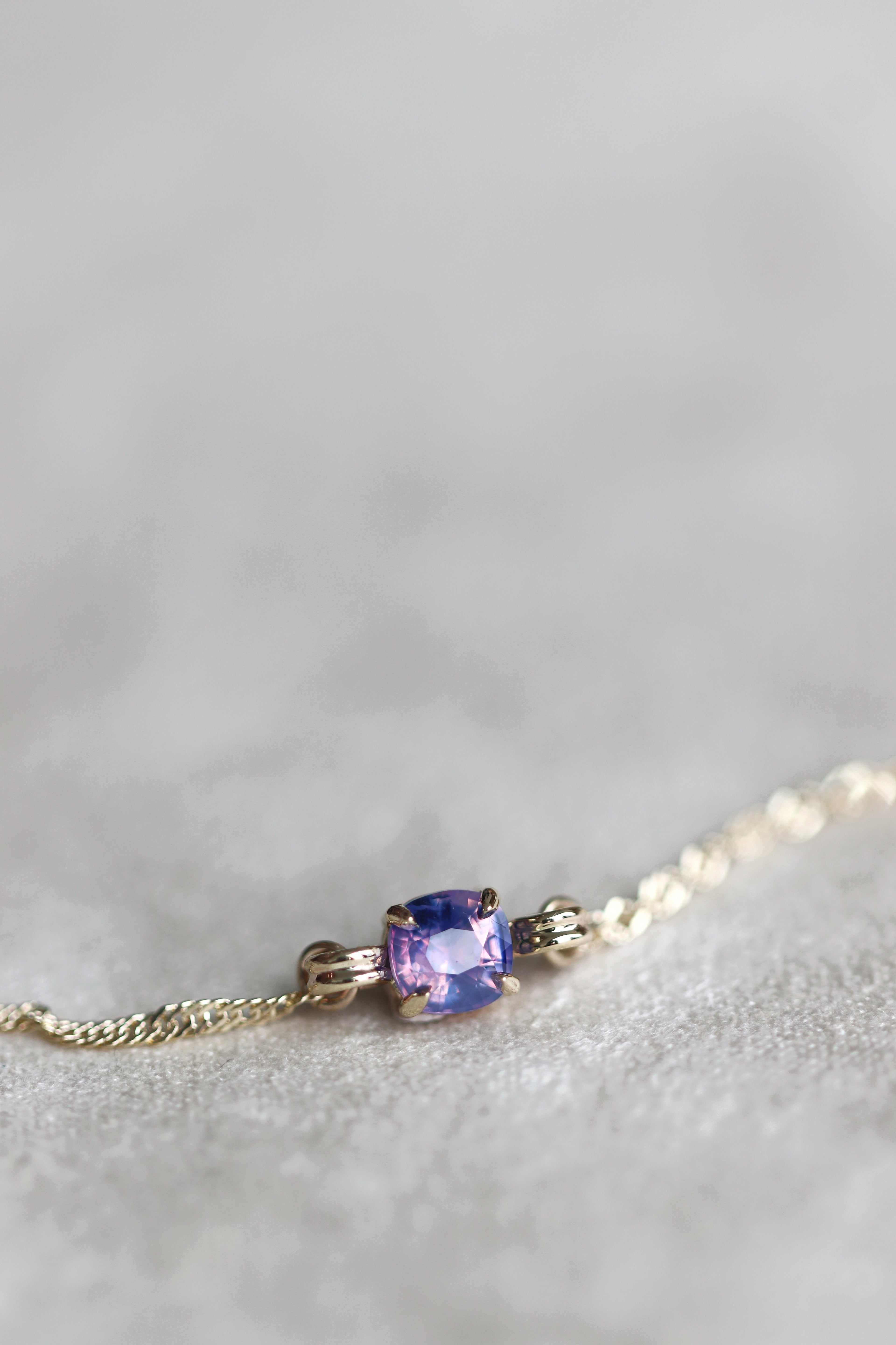 14k Yellow Gold Dreamy Sapphire III Bracelet 26.