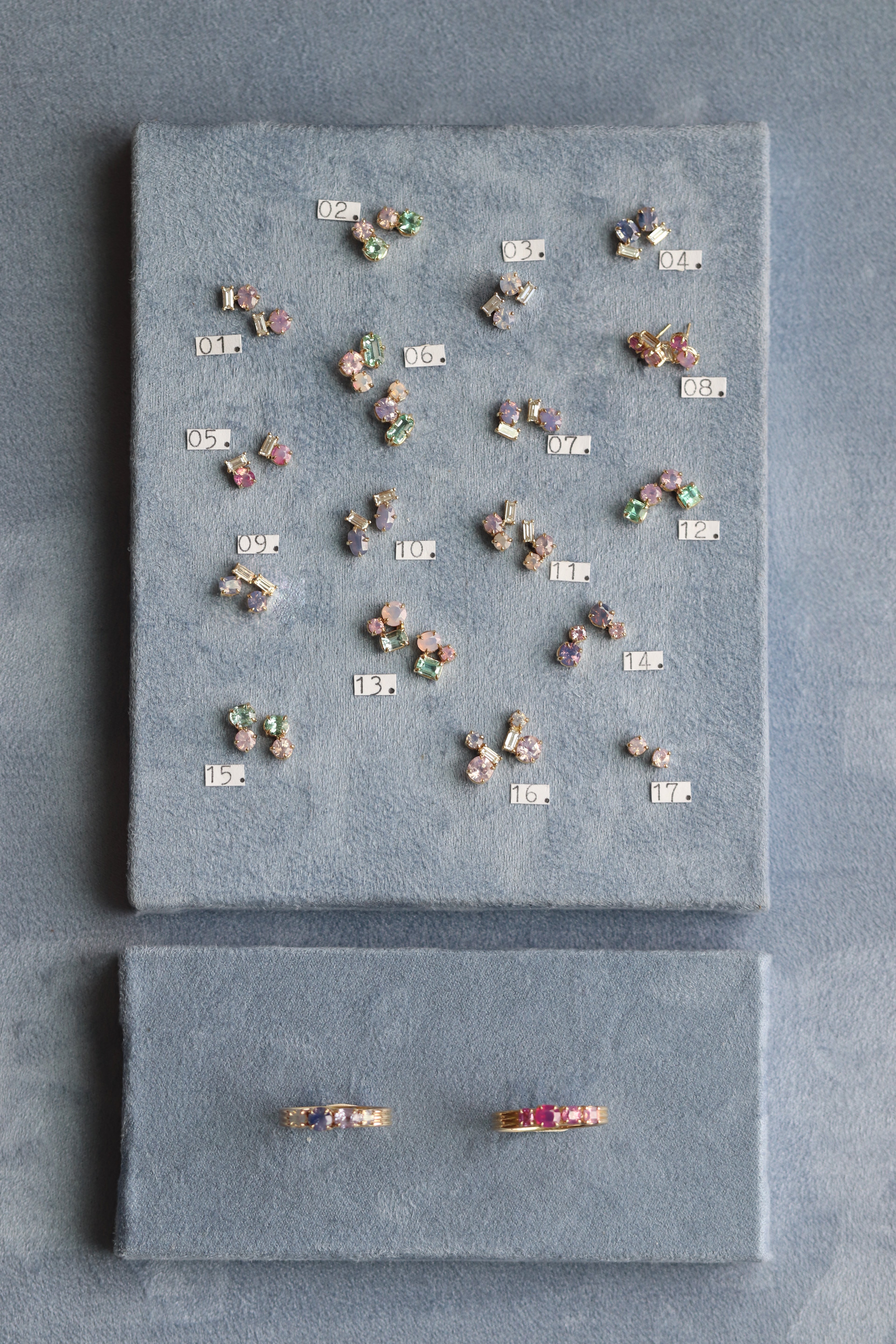 Dreamy Sapphire II earrings 01.