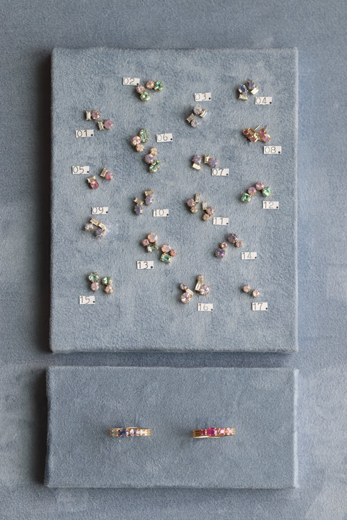 14k Yellow Gold Dreamy Sapphire II earrings 01.