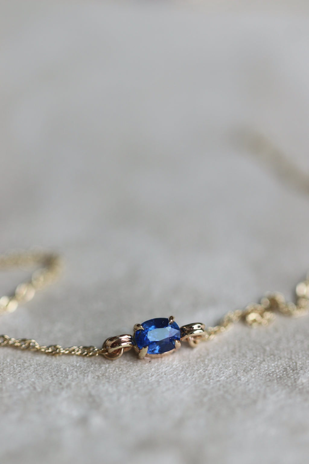 14k Yellow Gold Dreamy Sapphire III Bracelet 25.