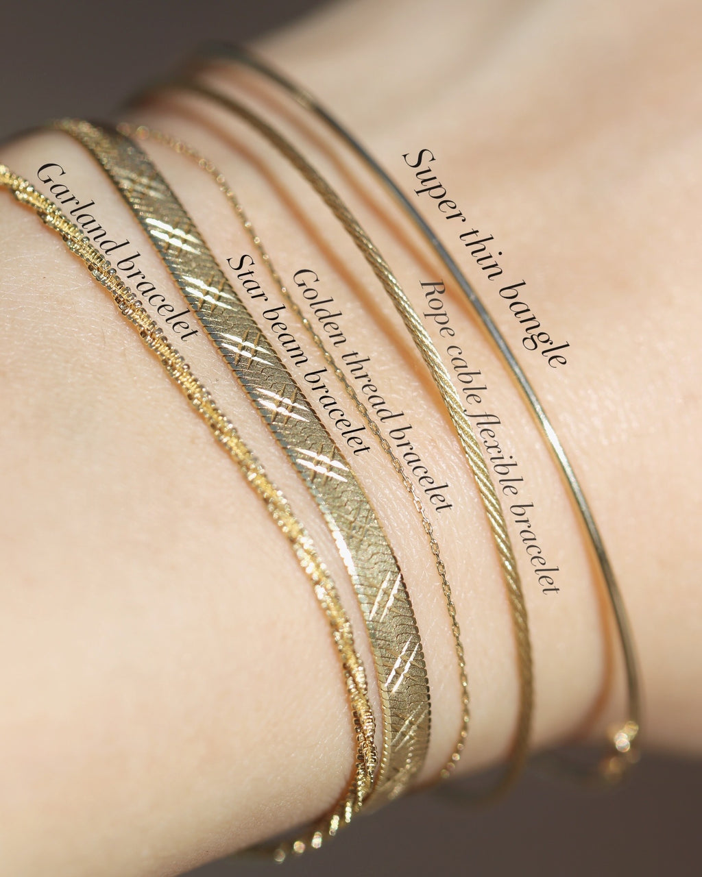 Garland chain 14k gold