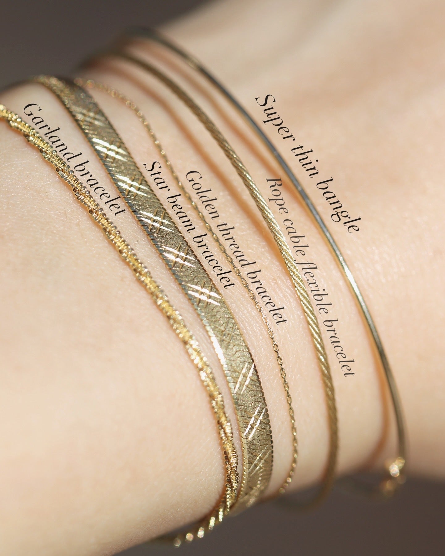Garland chain 14k gold