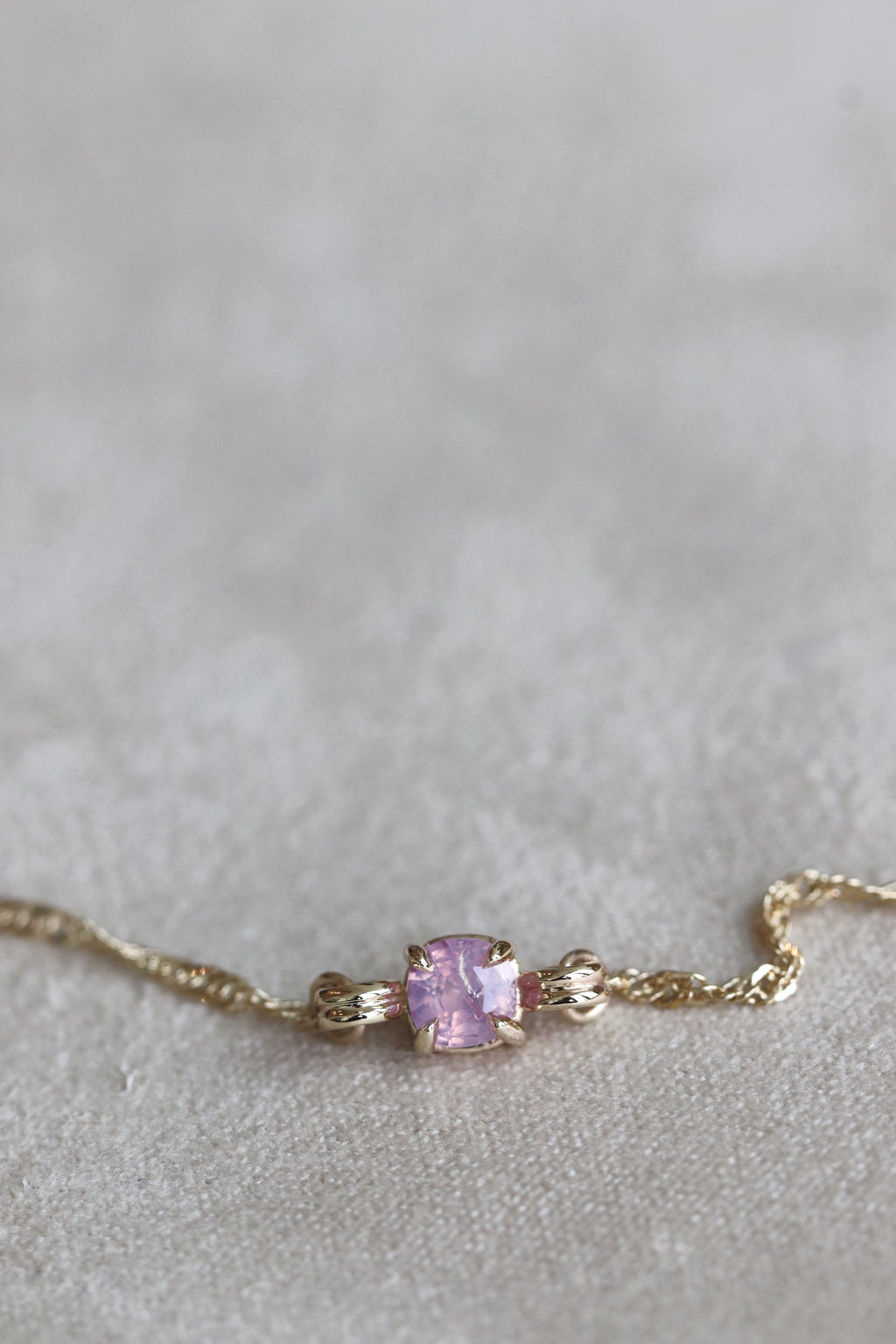 14k Yellow Gold Dreamy Sapphire III Bracelet 08.