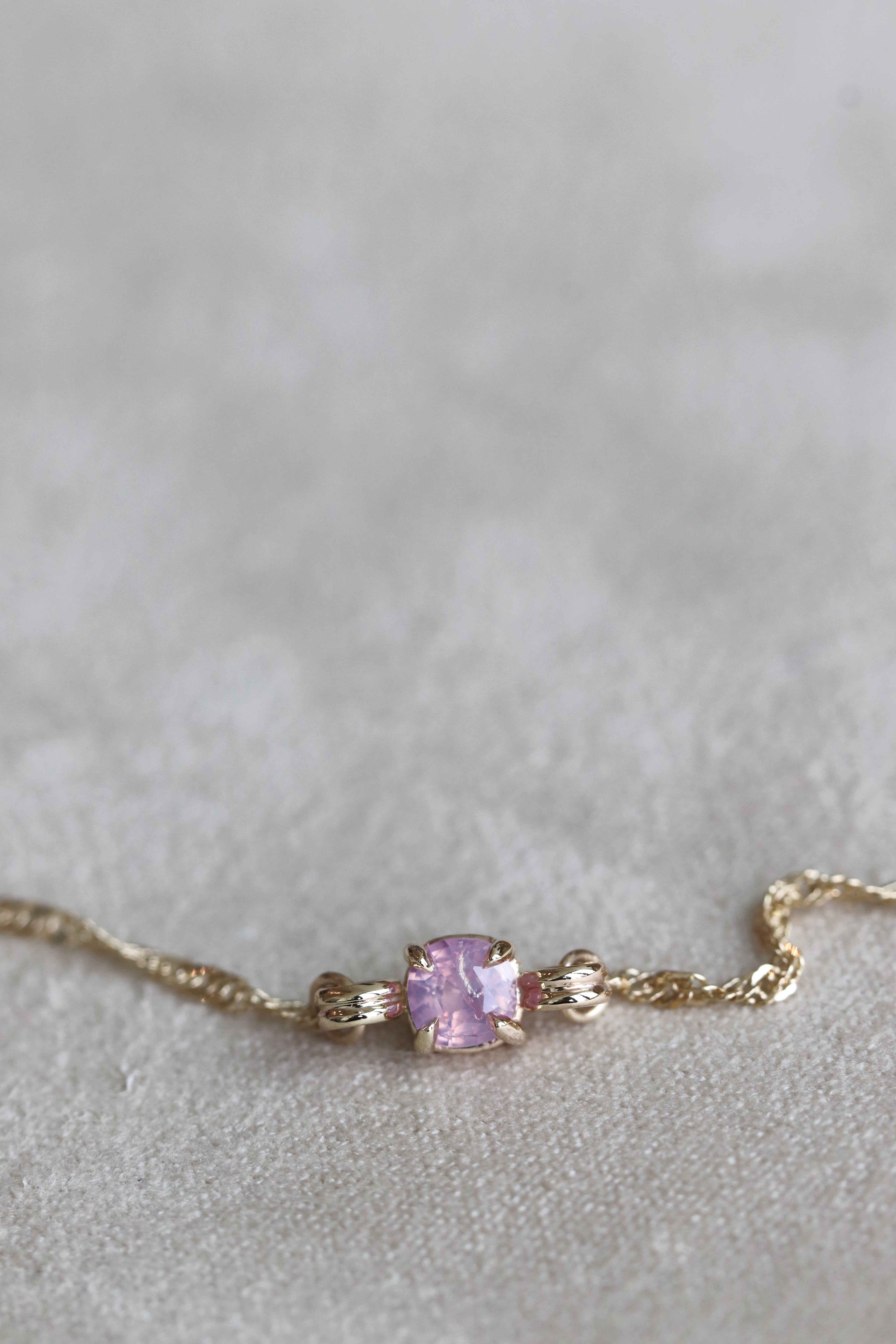 14k Yellow Gold Dreamy Sapphire III Bracelet 08.