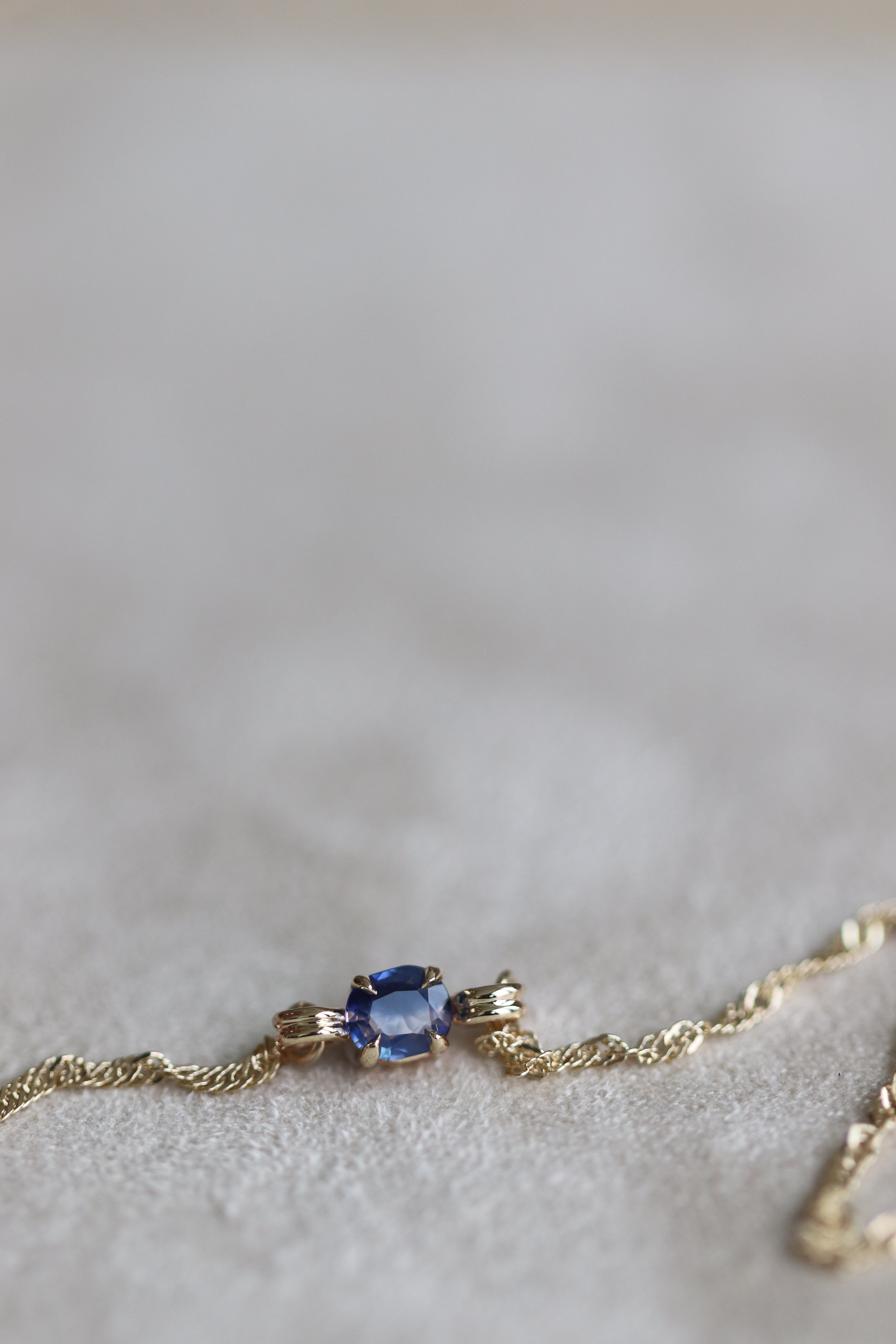 14k Yellow Gold Dreamy Sapphire III Bracelet 03.