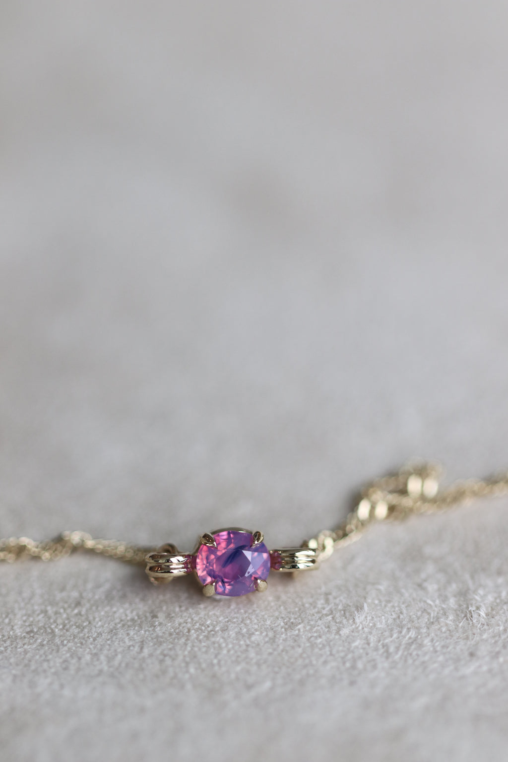 14k Yellow Gold Dreamy Sapphire III Bracelet 15.