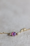 14k Yellow Gold Dreamy Sapphire III Bracelet 15.
