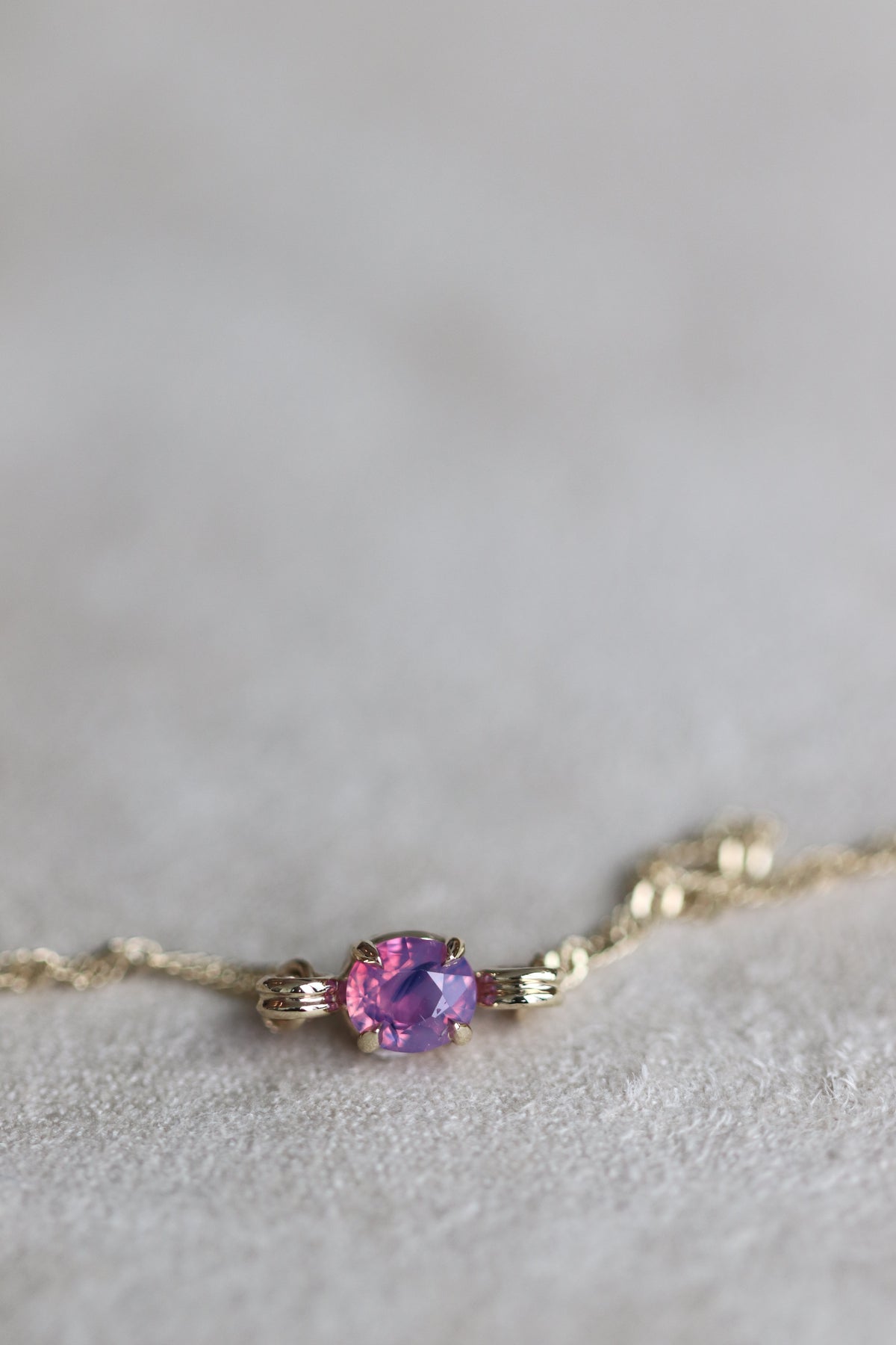 14k Yellow Gold Dreamy Sapphire III Bracelet 15.