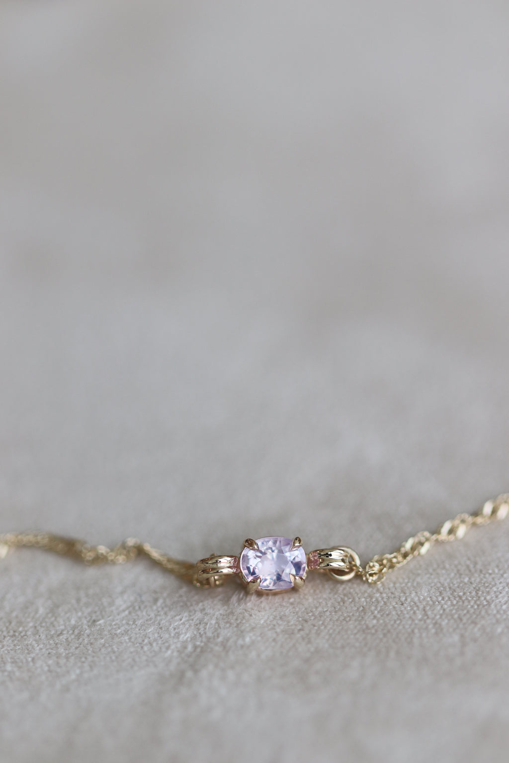 14k Yellow Gold Dreamy Sapphire III Bracelet 19.