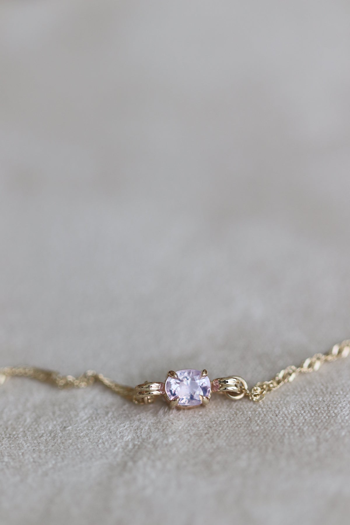 14k Yellow Gold Dreamy Sapphire III Bracelet 19.
