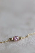 14k Yellow Gold Dreamy Sapphire III Bracelet 04.