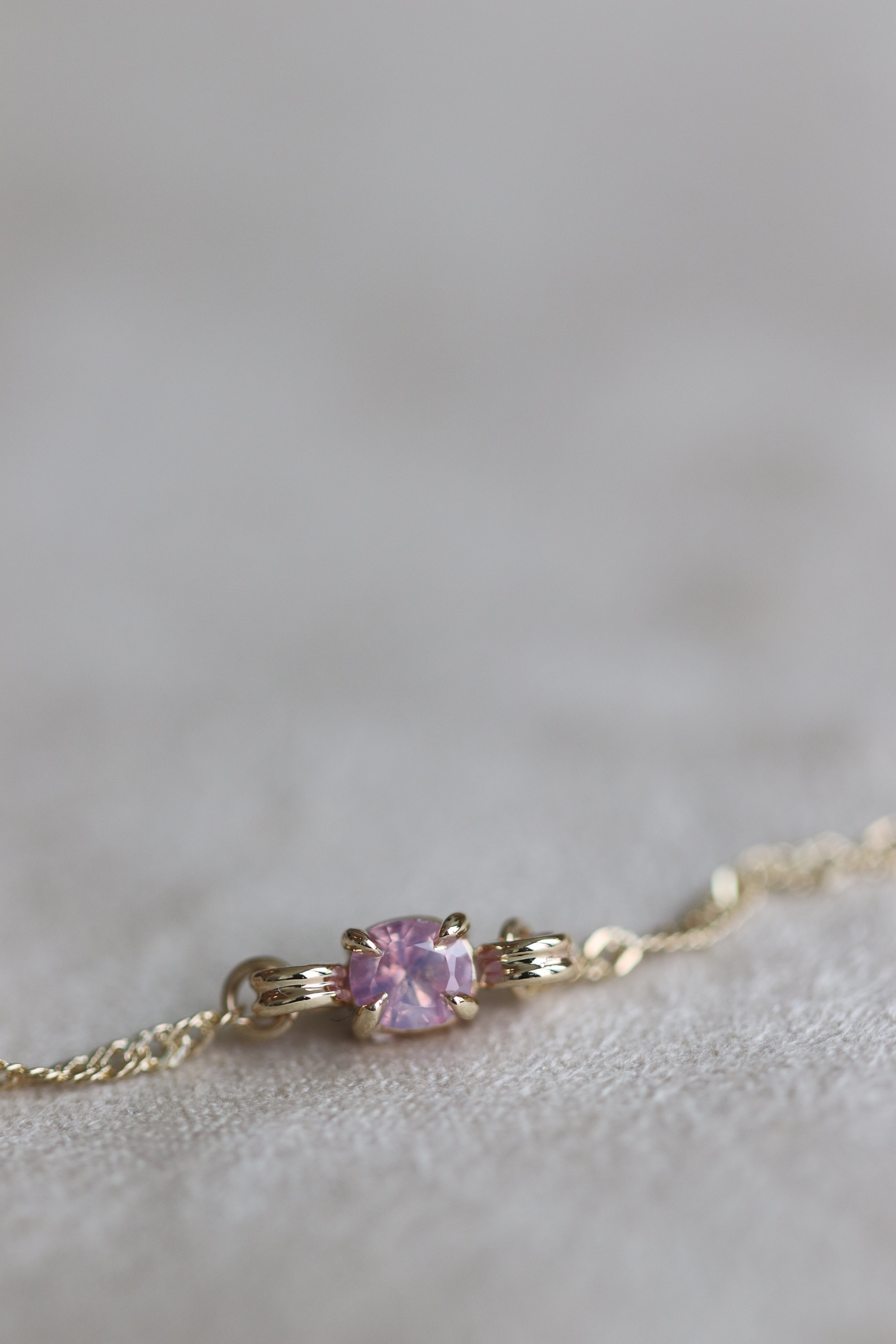 14k Yellow Gold Dreamy Sapphire III Bracelet 04.