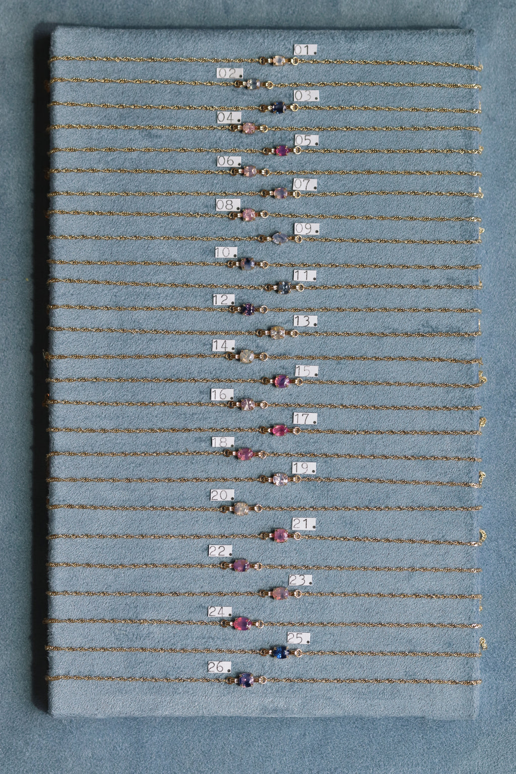 14k Yellow Gold Dreamy Sapphire III Bracelet 25.