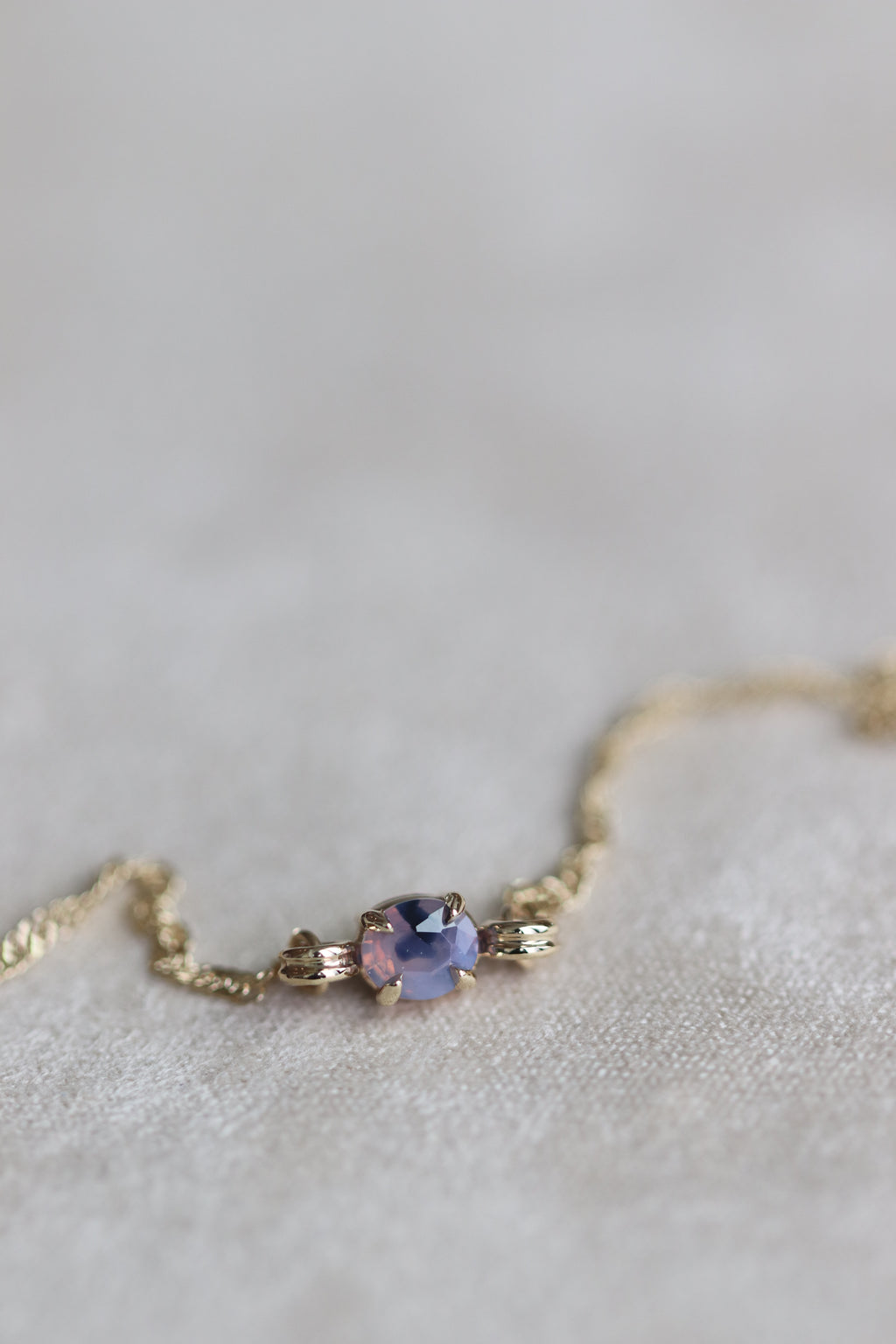 14k Yellow Gold Dreamy Sapphire III Bracelet 10.