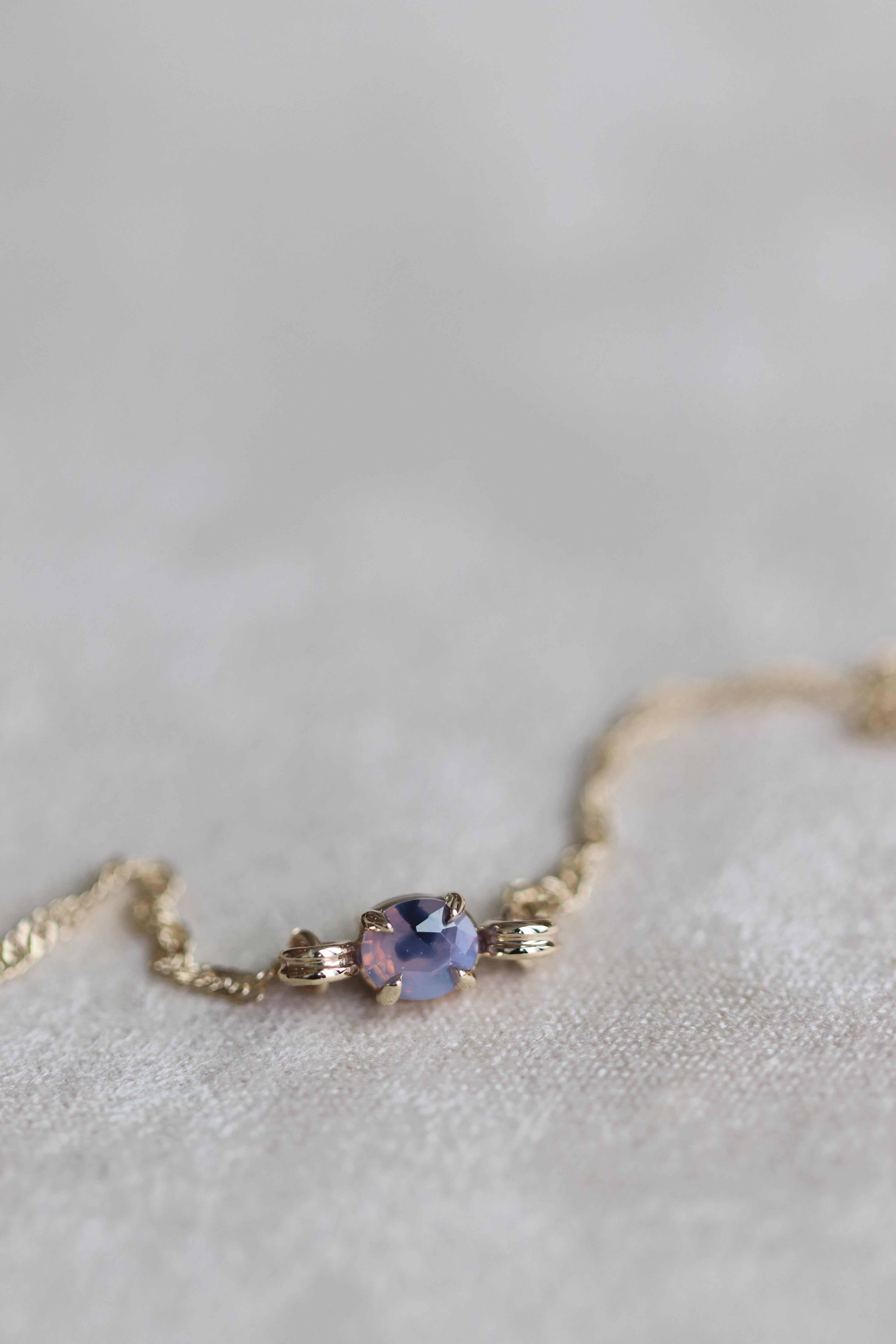 14k Yellow Gold Dreamy Sapphire III Bracelet 10.