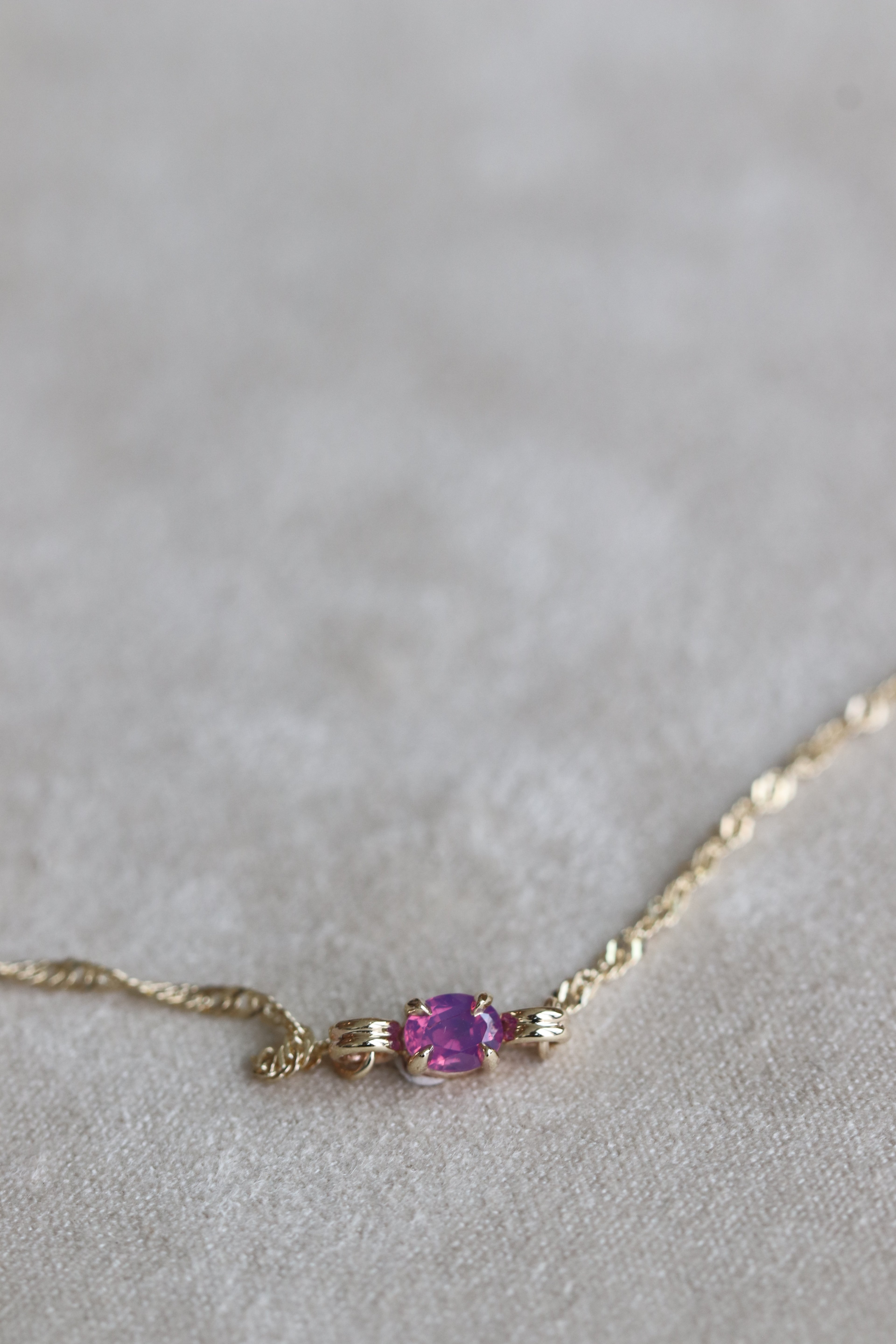 14k Yellow Gold Dreamy Sapphire III Bracelet 05.