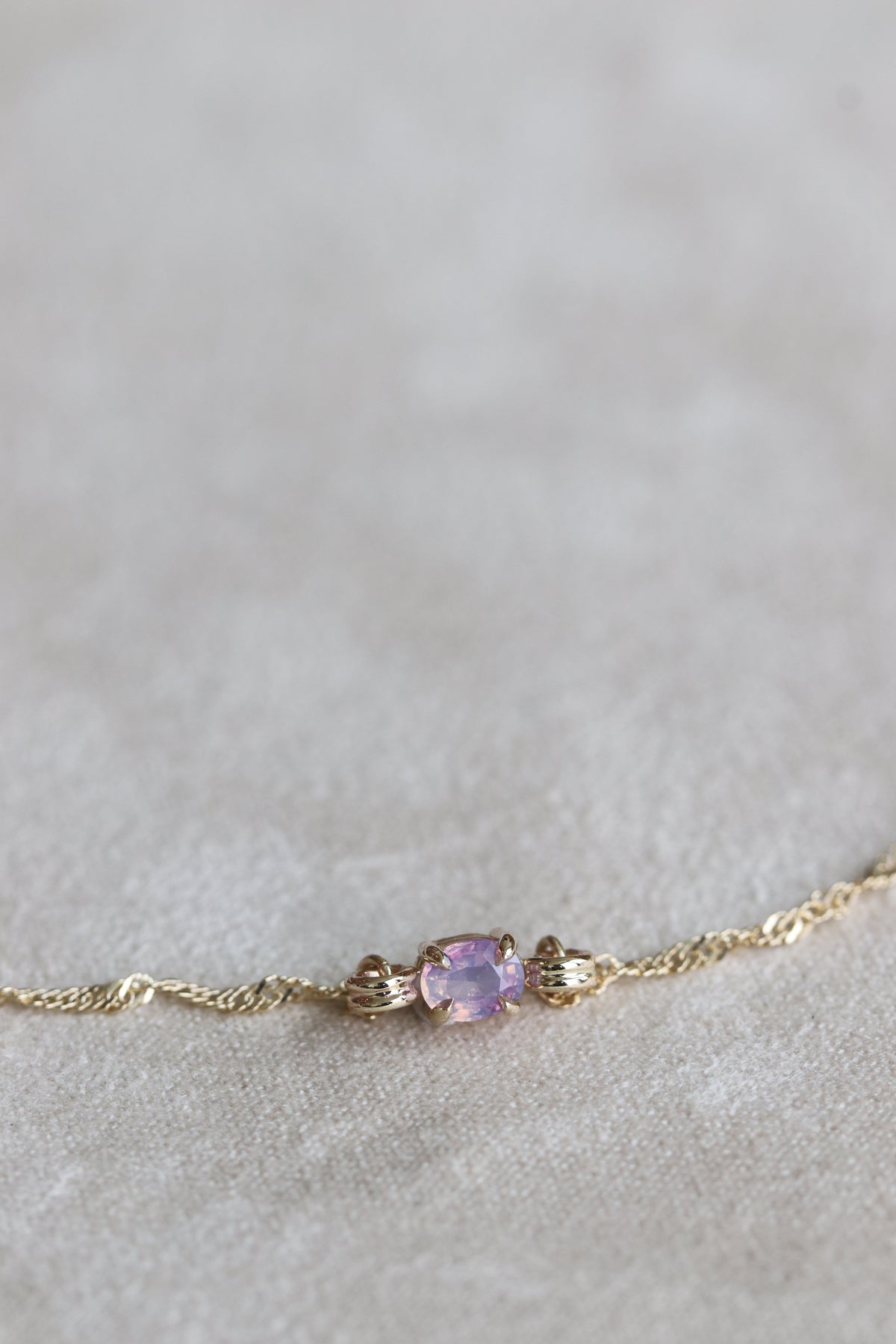 14k Yellow Gold Dreamy Sapphire III Bracelet 07.