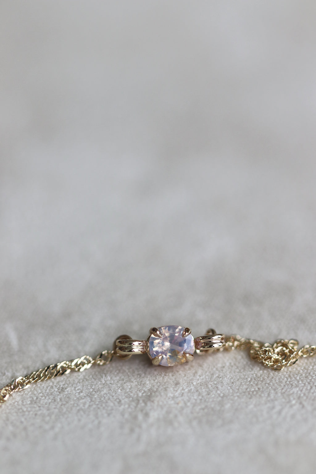 14k Yellow Gold Dreamy Sapphire III Bracelet 13.