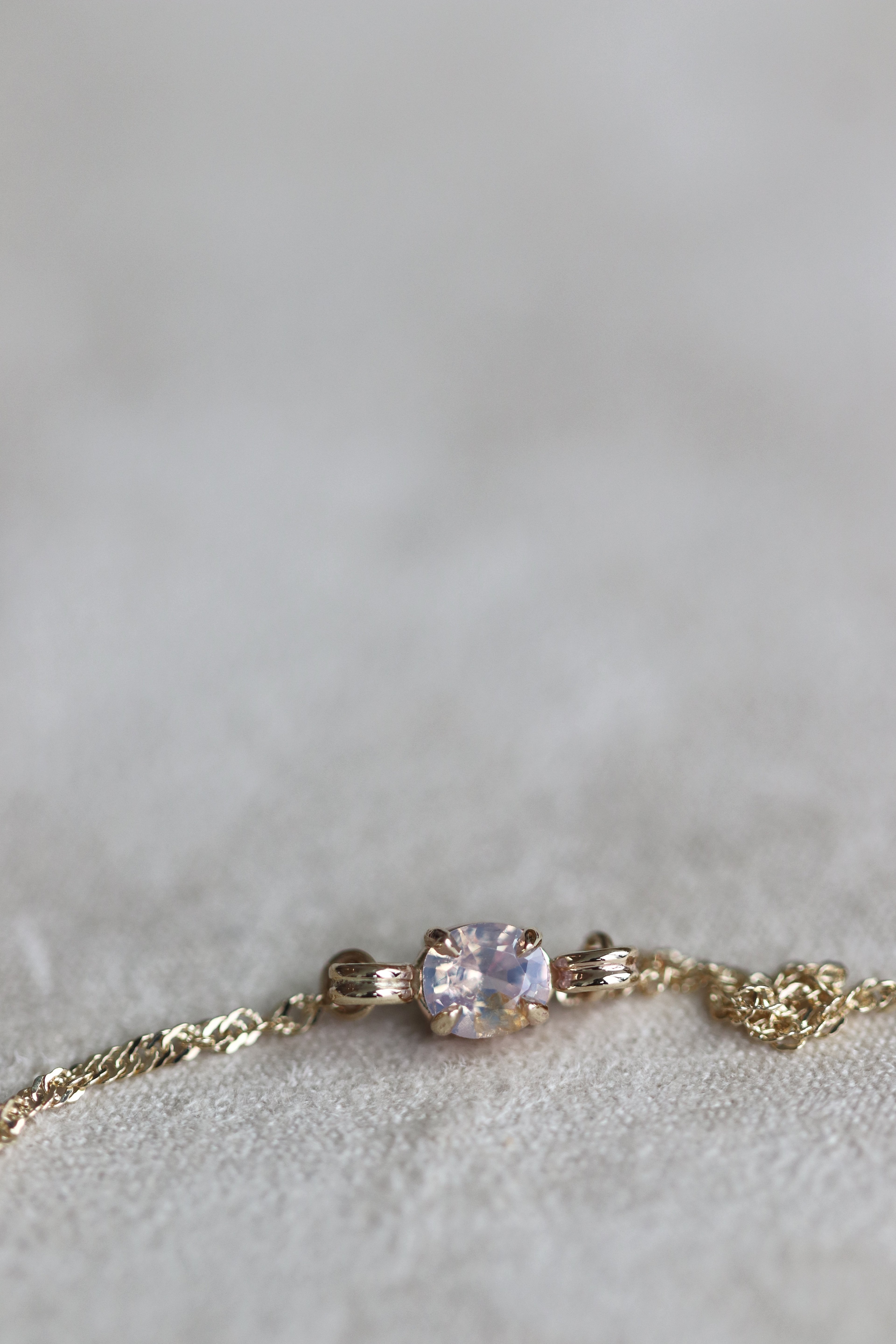14k Yellow Gold Dreamy Sapphire III Bracelet 13.