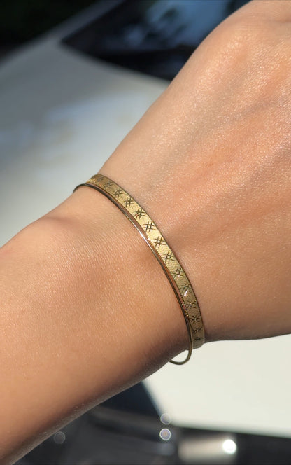 Star Beam Bracelet 14k gold