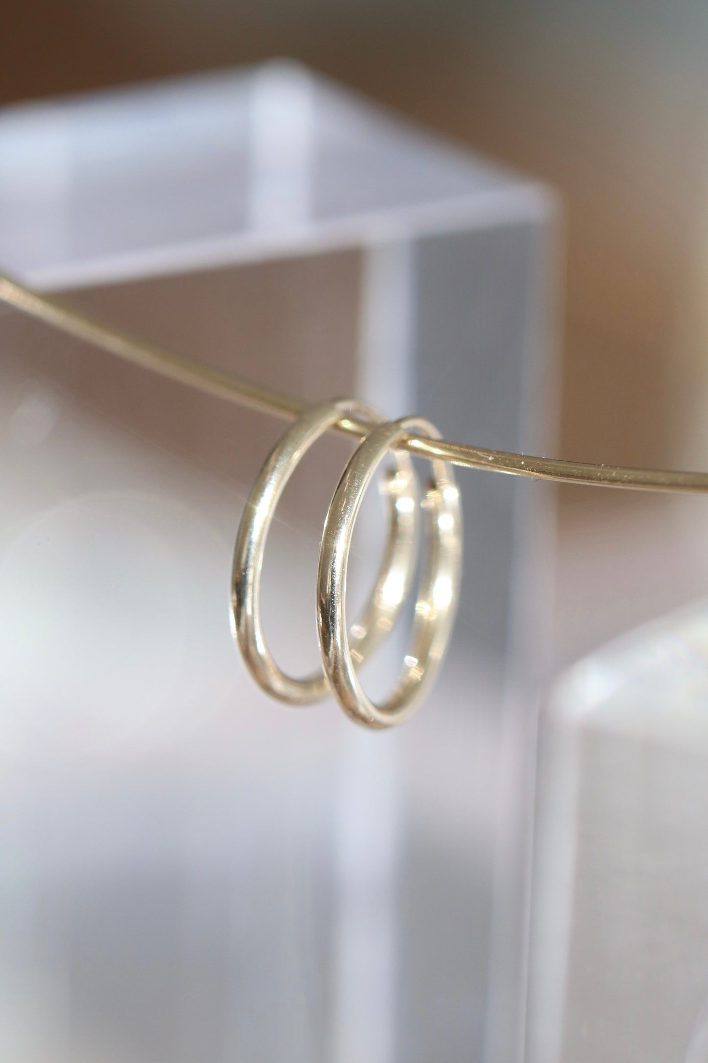 14k gold hoop earrings