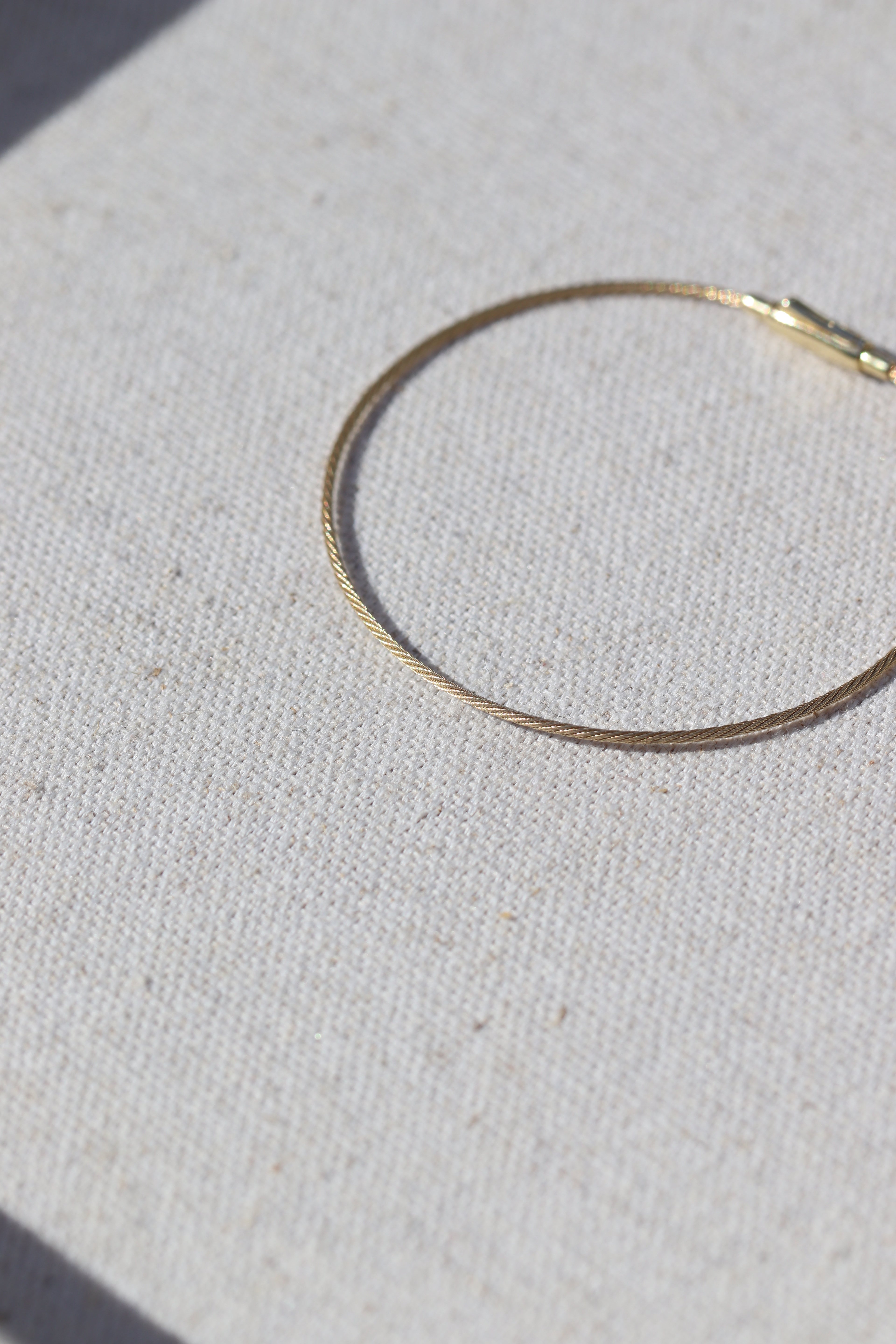 Rope Cable Flexible Bracelet 18k