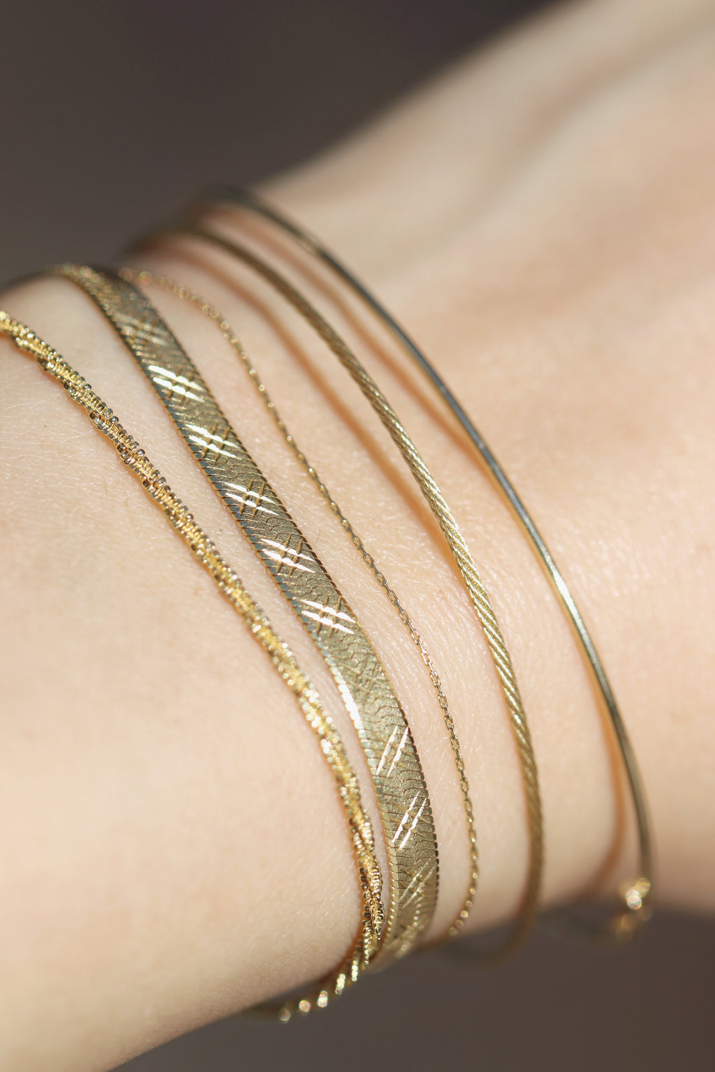 Garland chain 14k gold