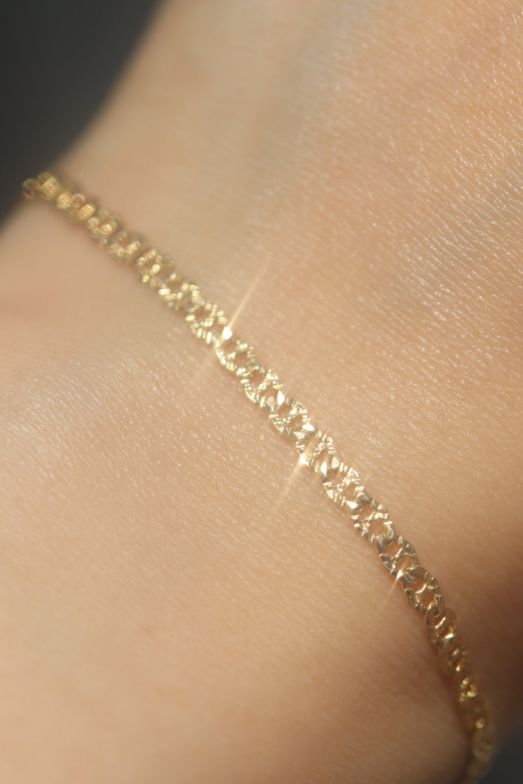 Sun Ray Chain 14k gold