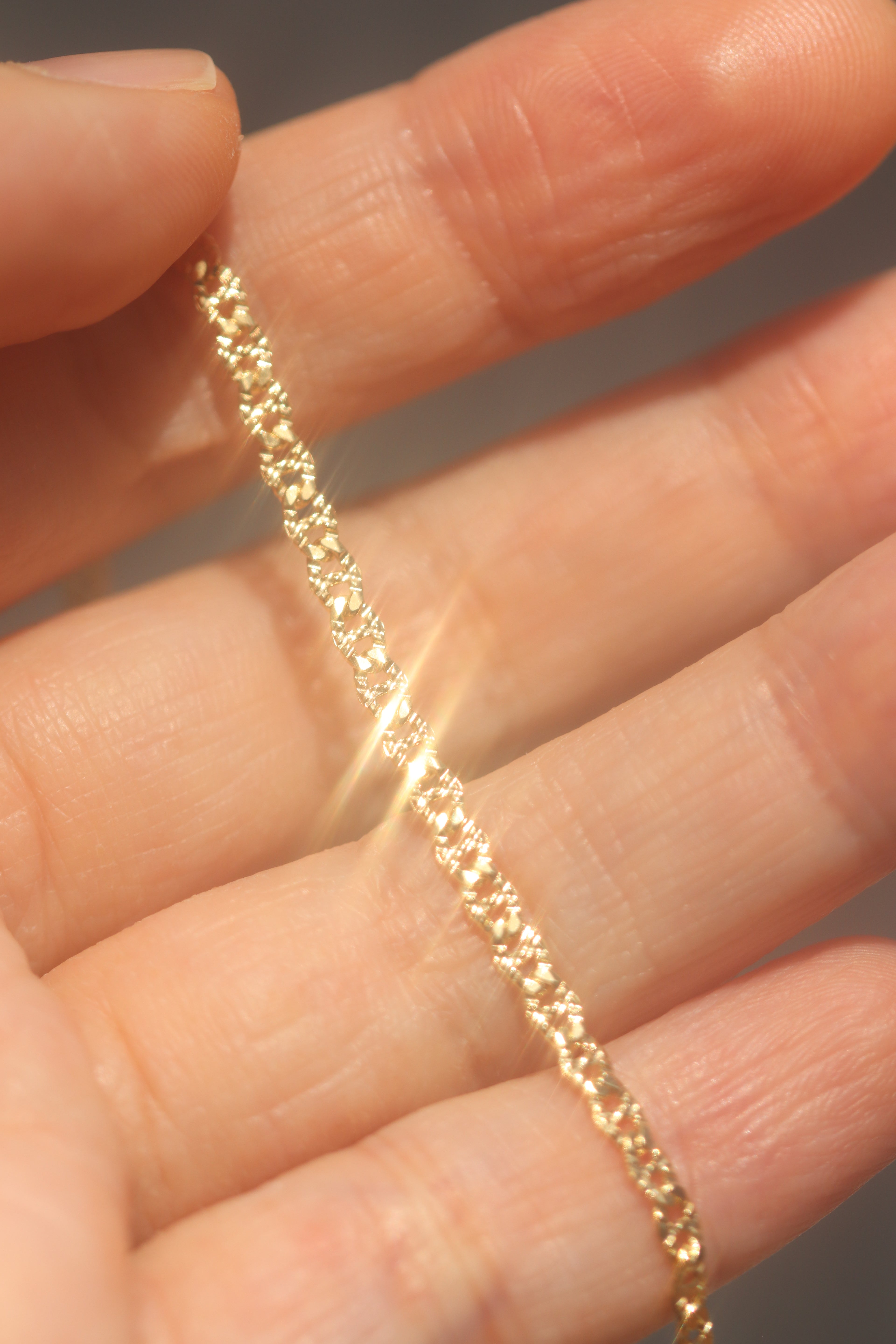 Sun Ray Chain 14k gold
