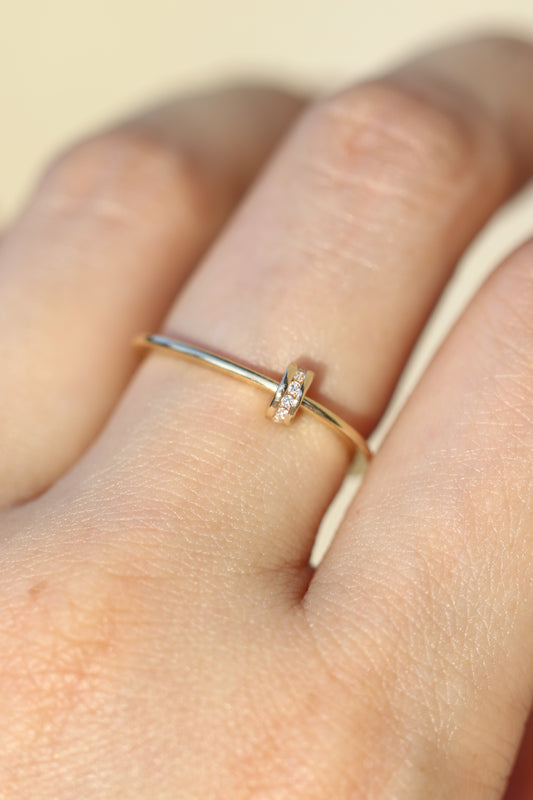 Diamond Glide Ring
