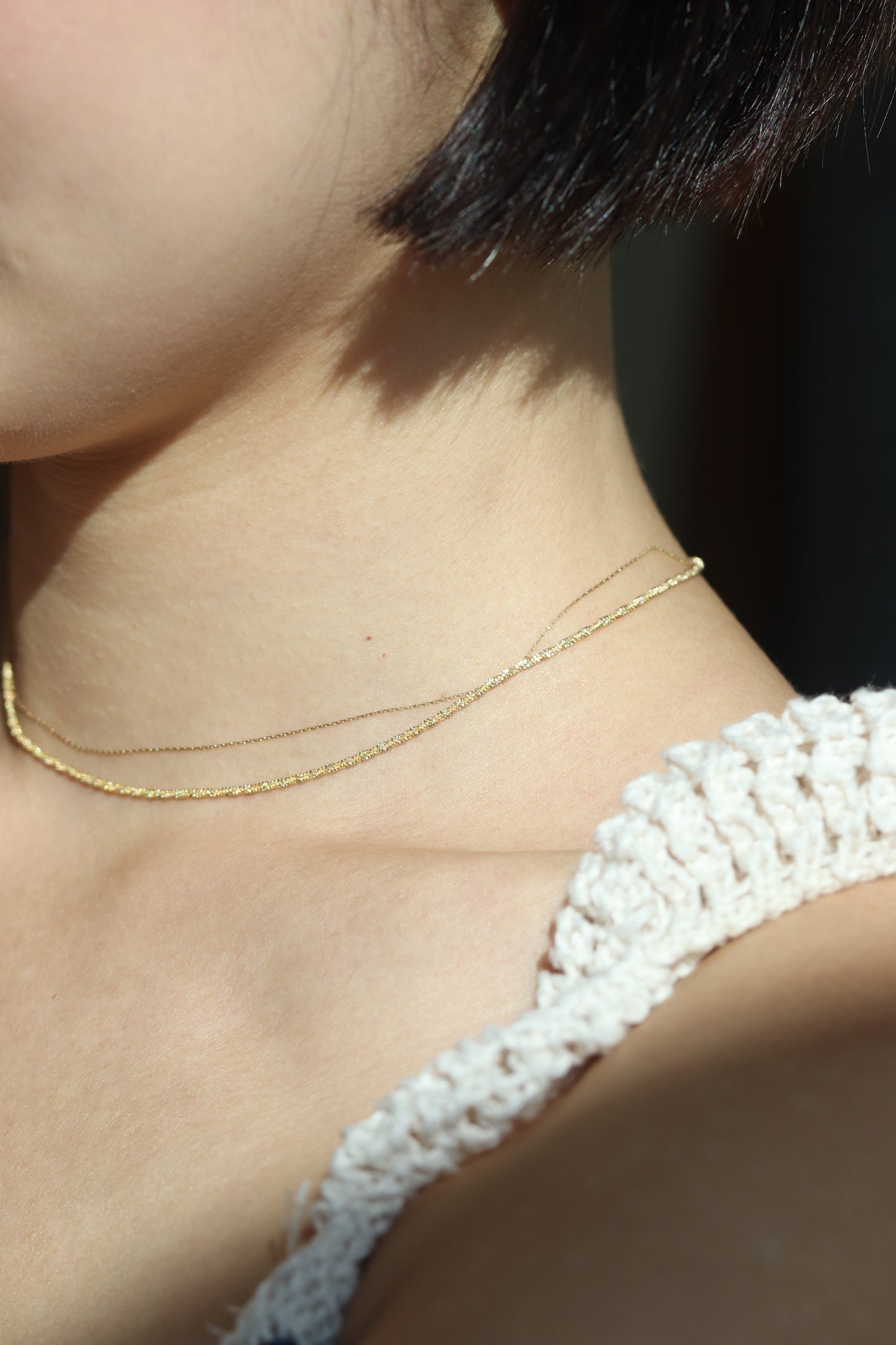 Garland chain 14k gold