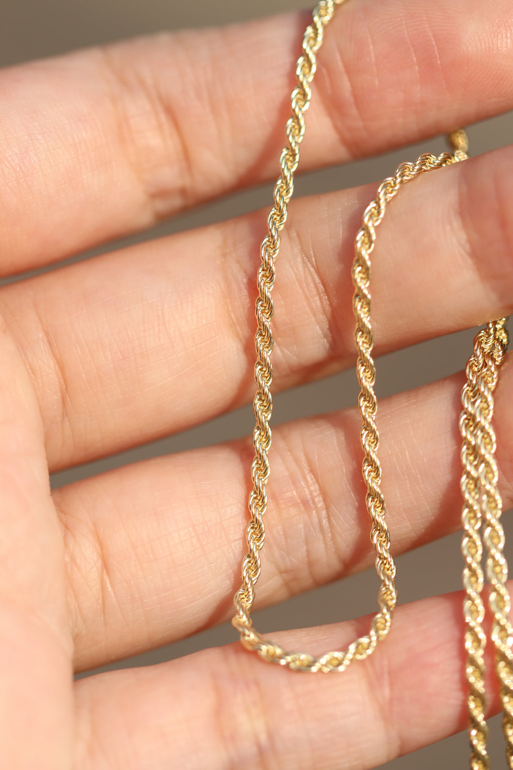 Classic rope chain