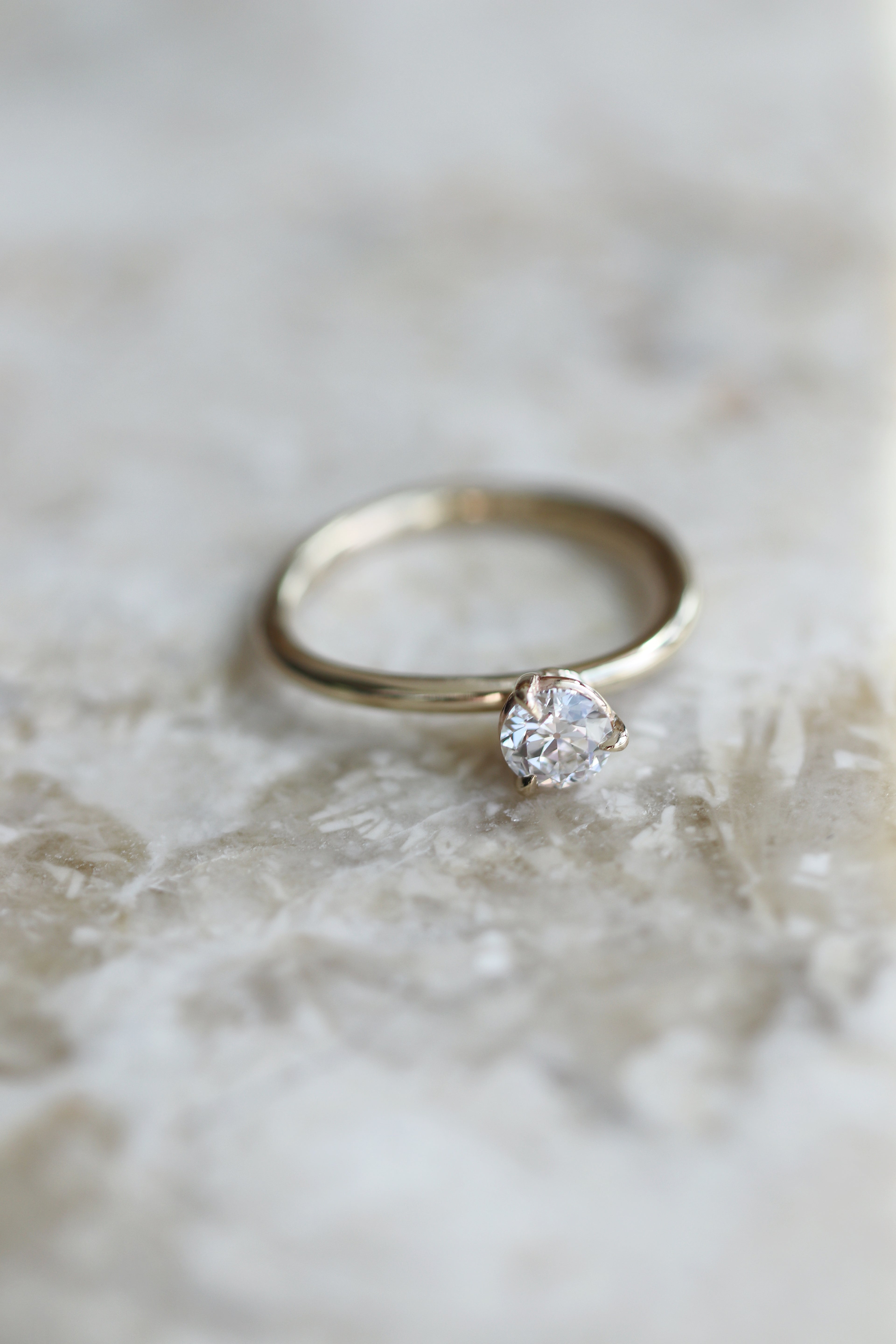 Old Cut Diamond Solitaire Ring