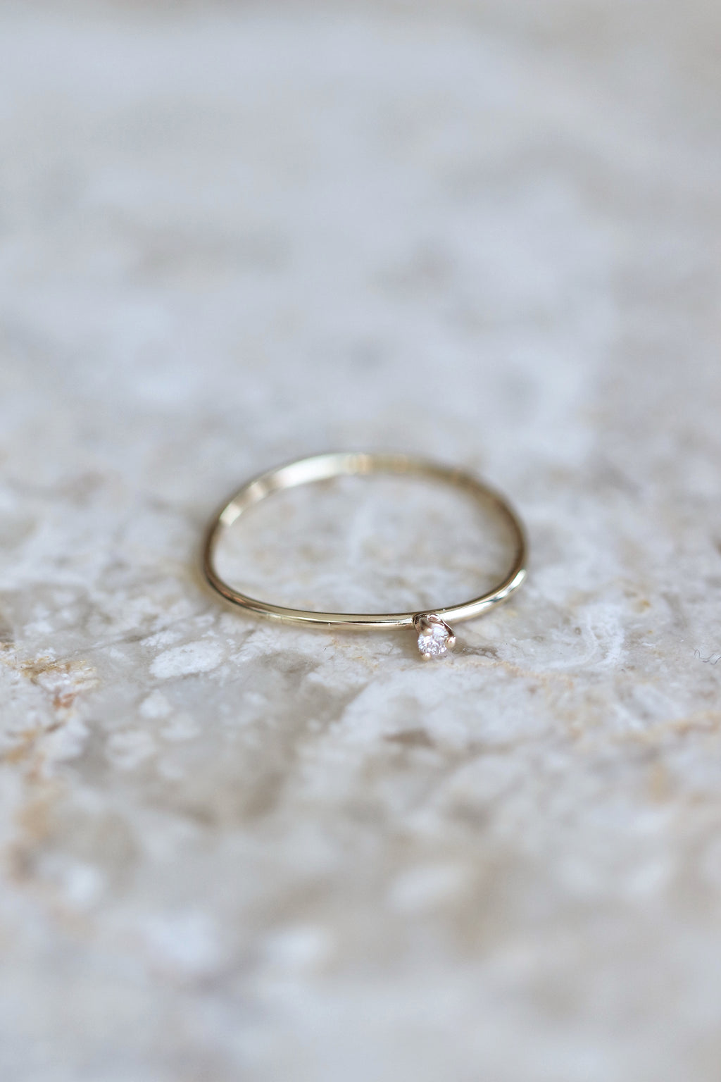Tiny Diamond Ring