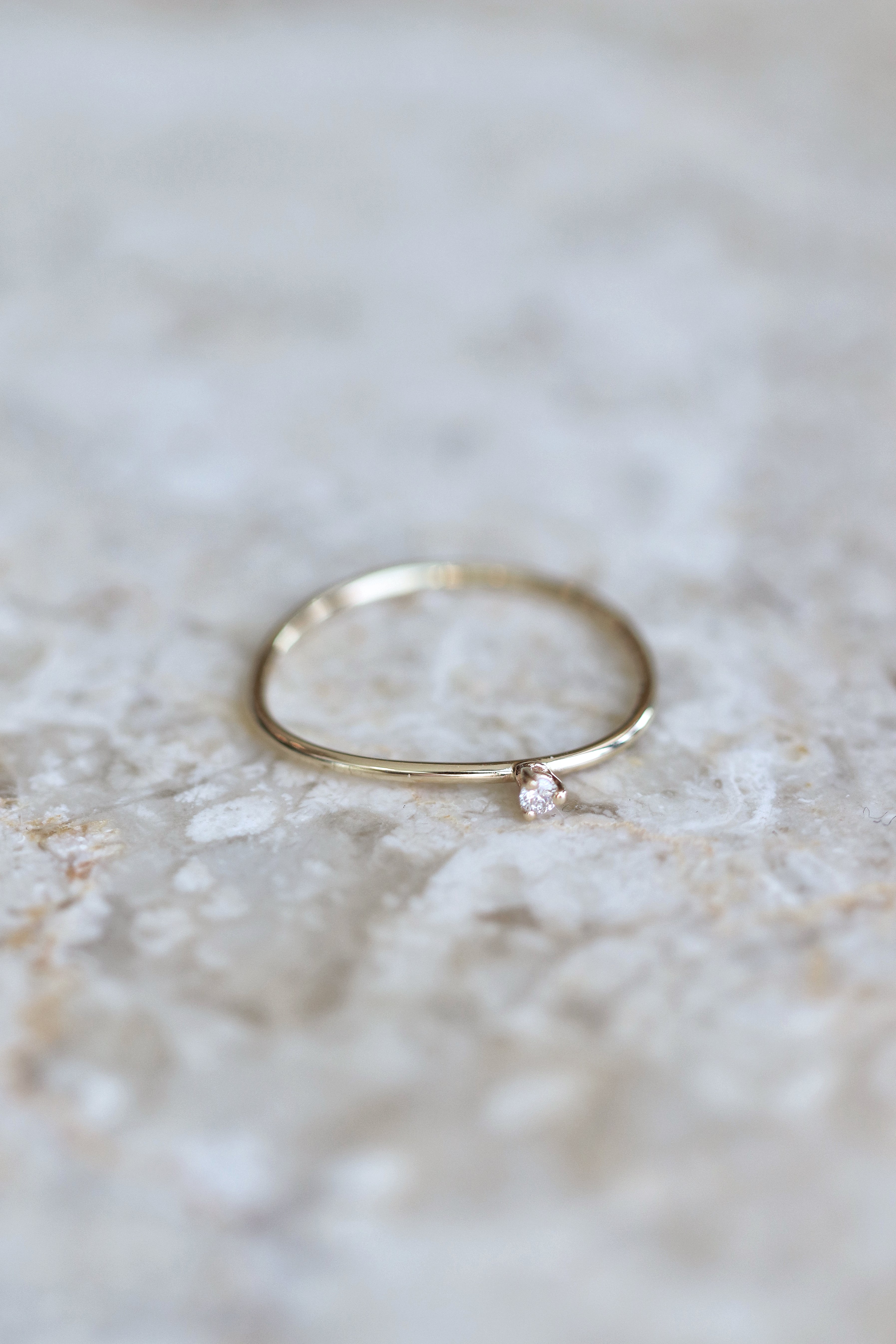 Tiny Diamond Ring